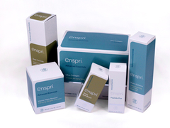 sky blue skincare sets paper box