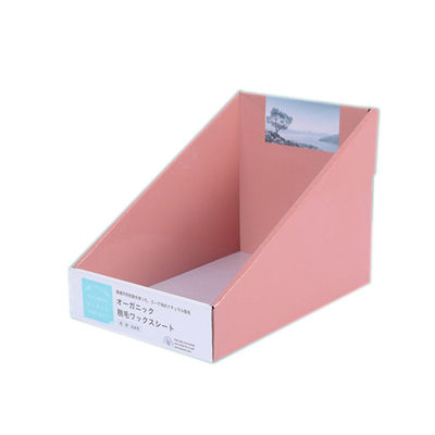 Offset Printing Cardboard Shop Display Stands Custom Corrugated Product Display Boxes