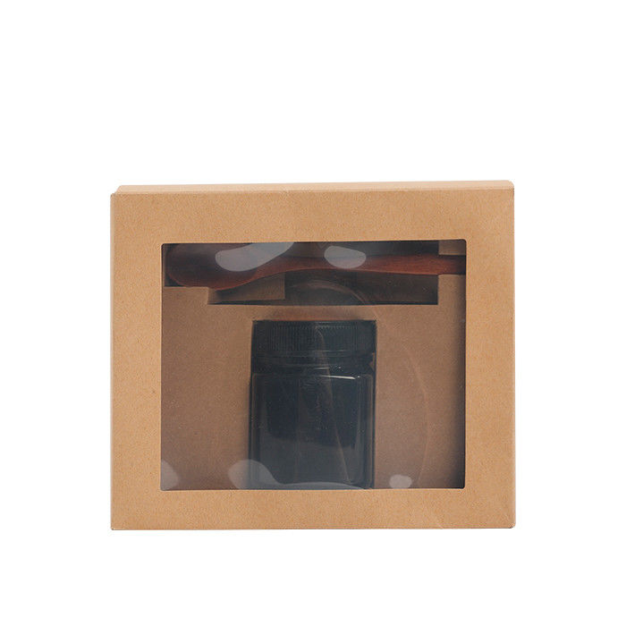 Cardboard Honey Window Packaging Box Rectangle Square