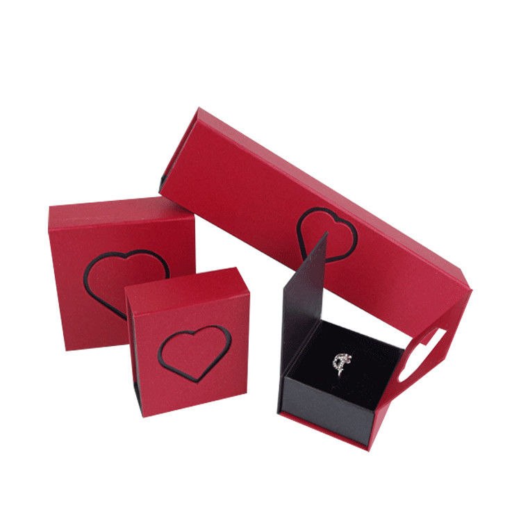 Custom Jewelry Packaging Box Engagement Ring Earring Gift Box