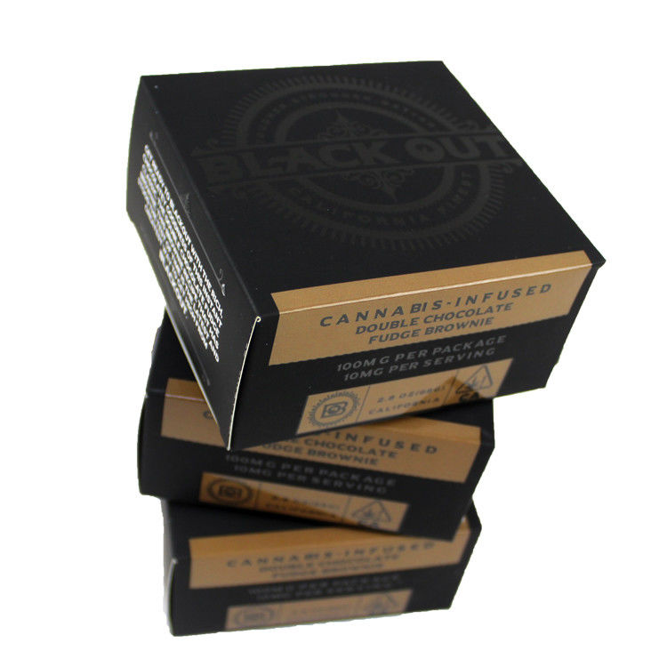Luxury Chocolates Folding Carton Box With Velvet Surface Spot UV Coating