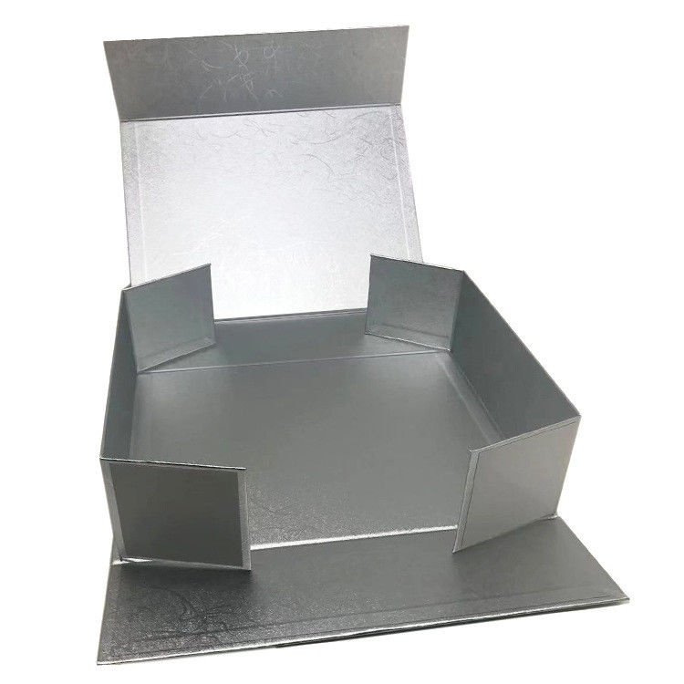 Customized Magnetic Folding Gift Box Luxury Golden Silver Black Box