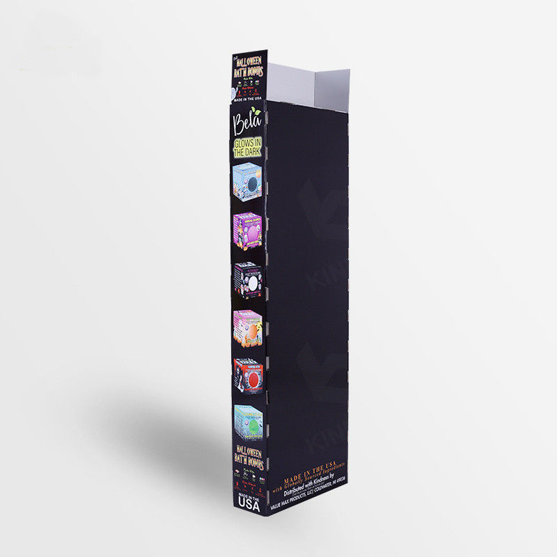 3 Sided Retail Cardboard Retail Display Stands Pop Up Book Leaflet Display Holders