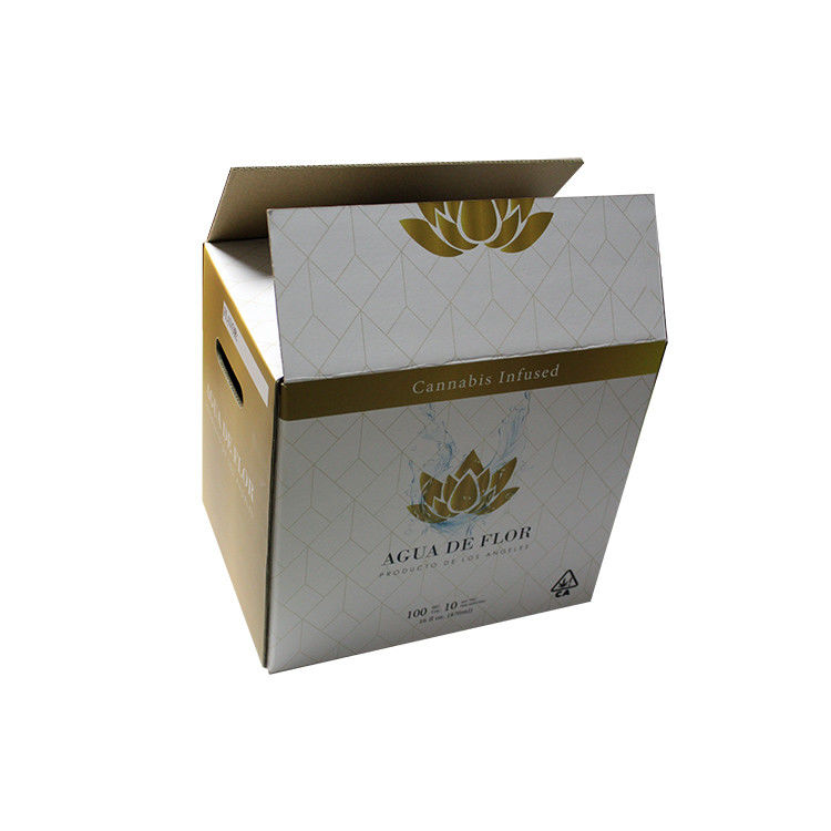 Heavy Duty Beer Wine Shipping Carton Box With Cardboard Dividers