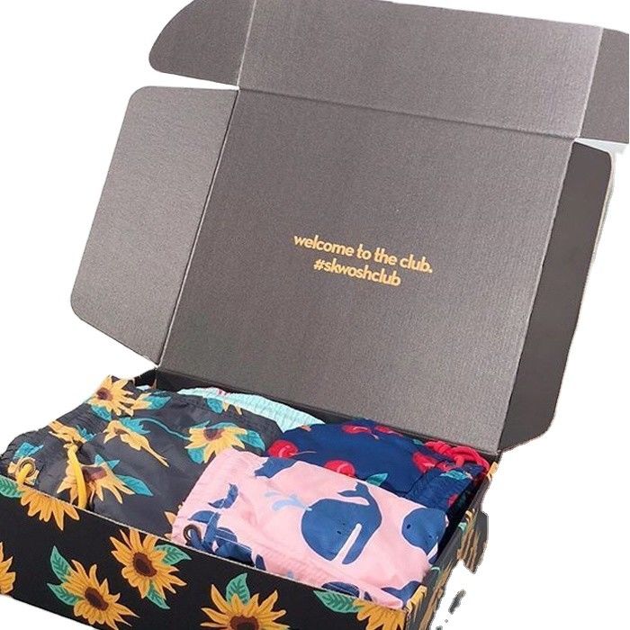 Corrugated Cardboard Boxes With Double Side Printing Design For Shipping