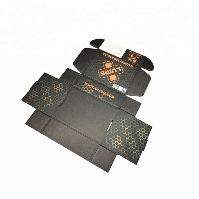 Corrugated Paper Black Custom Mailer Boxes