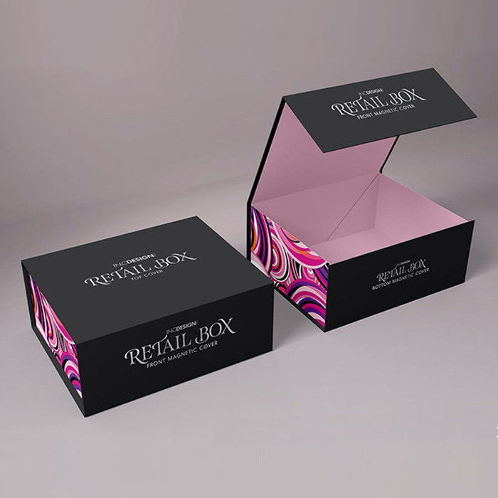 Custom Size Perfume SGS Cardboard Cosmetic Containers With Logo Foil Stamping