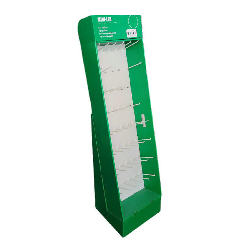 Promotion Retail Pop Up Shop Display Carton Stands With Hooks