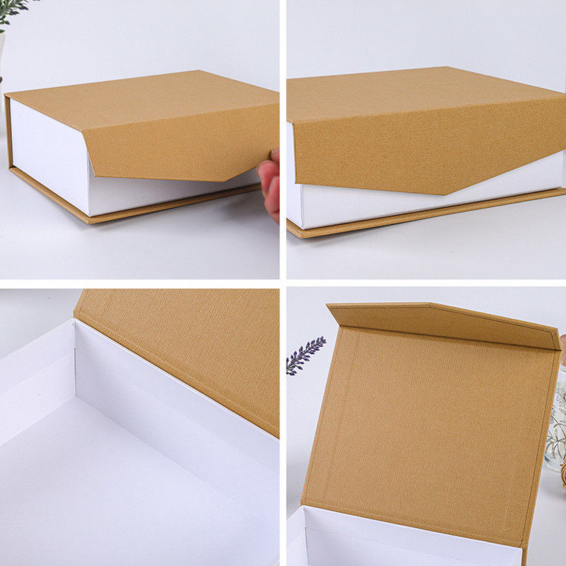 Recyclable Rectangle Packaging Magnetic Gift Box With Custom Printing