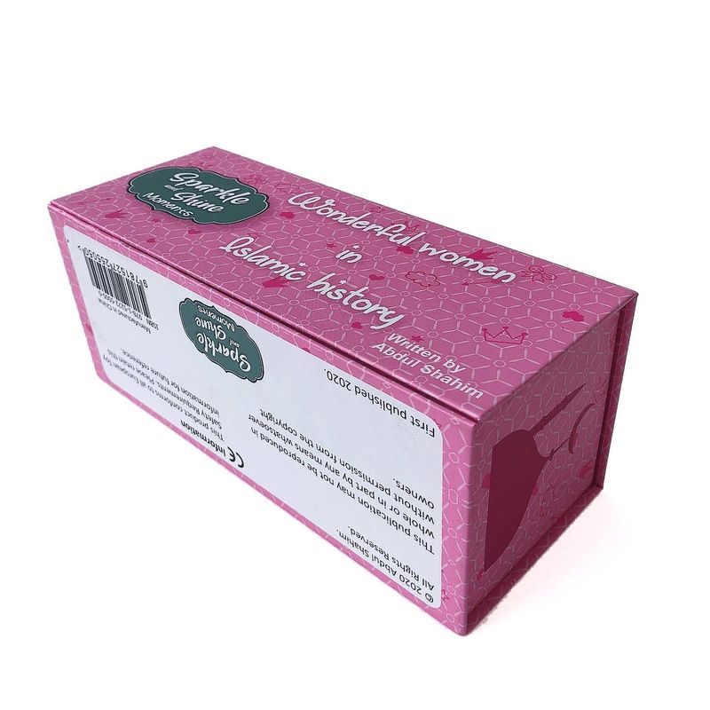 Luxury Printed Pink Rigid Cardboard Gift Box With Magnetic Closure