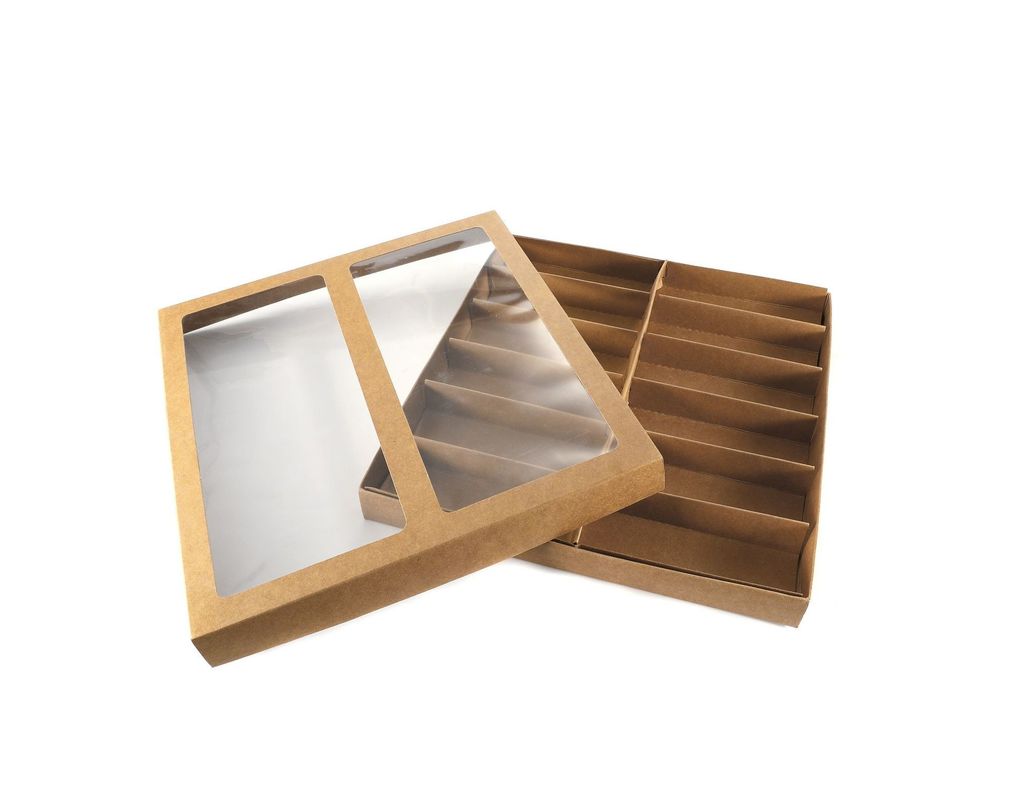 Eco Friendly 12 Pack Sunglass Display Packaging Box With Transparent Window Lid