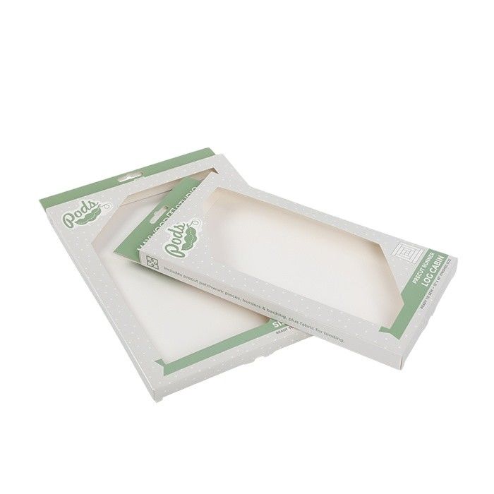 Custom Cardboard Window Packaging Boxes For Scarf Cloth