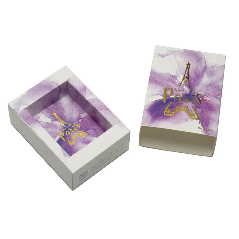 Custom Waterproof Paper Window Packaging Box For Soap