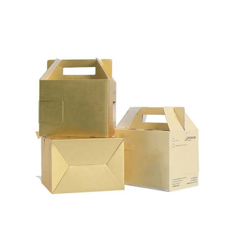 Cardboard Paper Stock Window Cake Box With Blister Paperboard