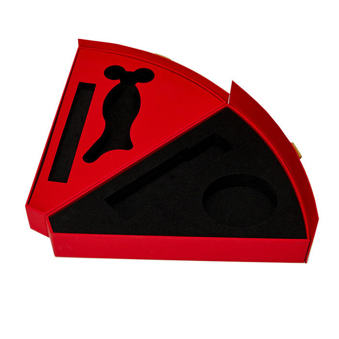 Cute Creative Triangle Gift Box Cardboard Pack For Jewelry Ring Storage
