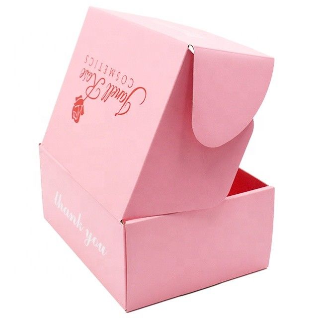 Custom Bulk Pink Shipping Mailer Box A3 A4 A5 Size