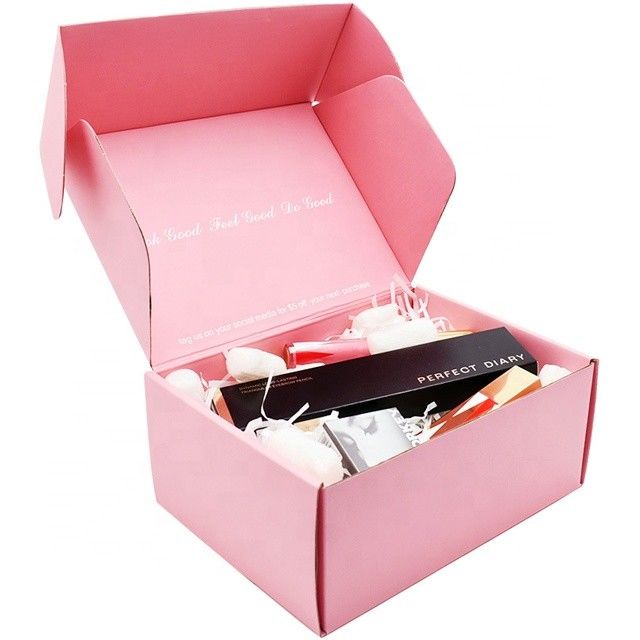 Custom Bulk Pink Shipping Mailer Box A3 A4 A5 Size