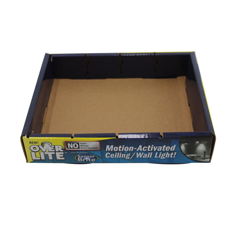 Corrugated Cardboard Trays With Custom Colorful Printed For LED Light