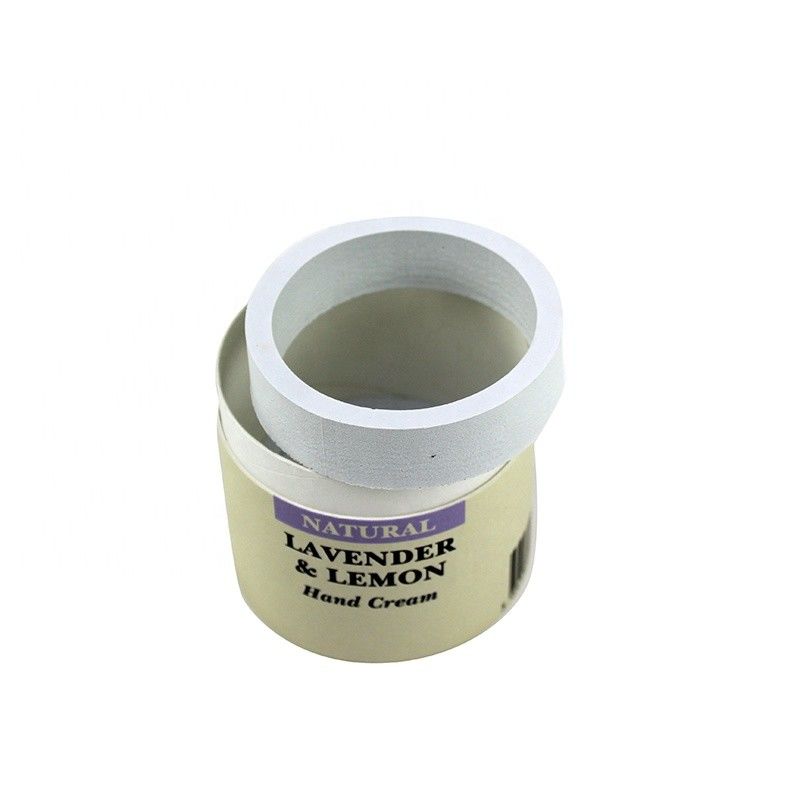 Custom Size Round Paper Tube Box CMYK Printing For Cream Jar