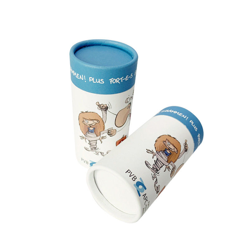 Retailing Paper Kids Towel Cardboard Tube Box Custom Printing