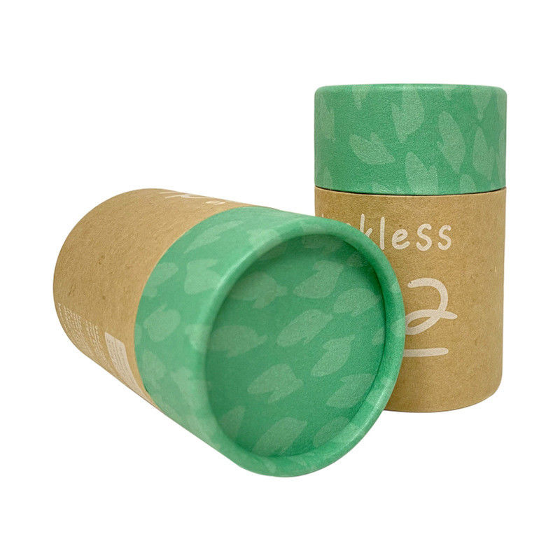 Biodegradable Cardboard Round Box Kraft Paper Cylindar Carton