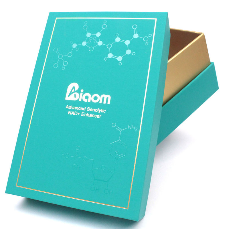 rectangle gift boxes with lids wholesale With Full Color Printing And UV Coating