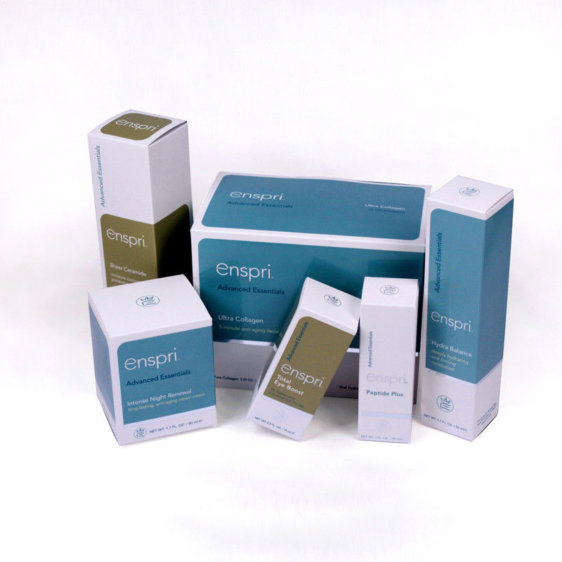 Unique Skincare Packaging Boxes With Luxury Custom Design Light Color Paper Wholesale