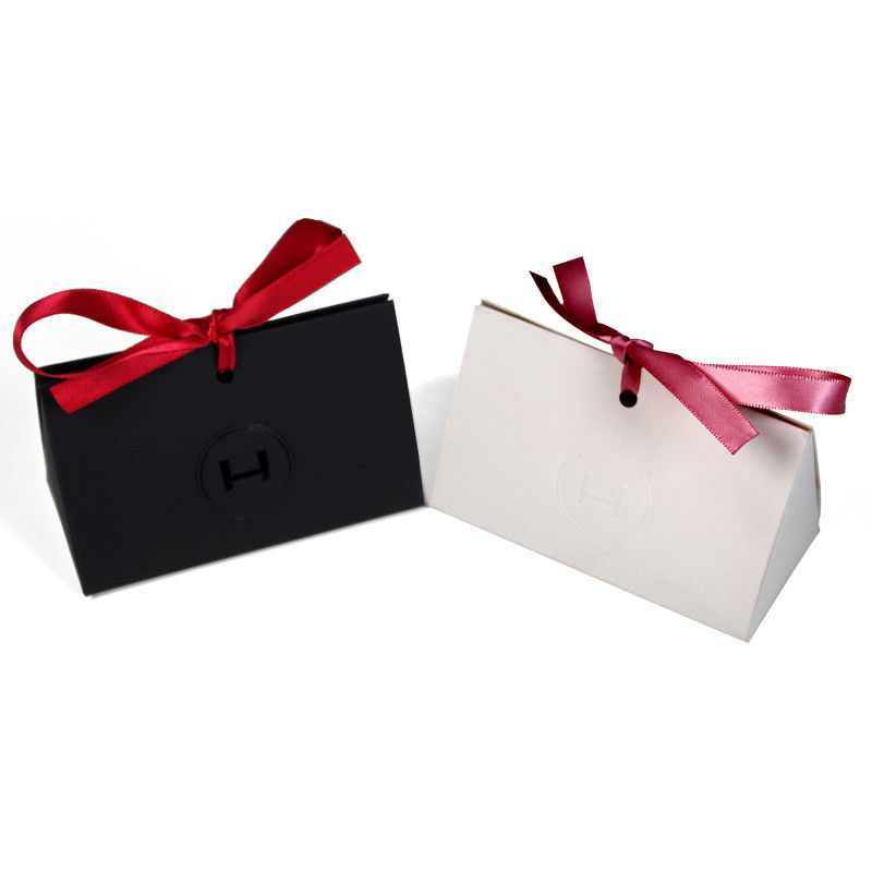 Custom Blue Paper Gift Box Packaging with Clear Window for Cosmetic Mirror