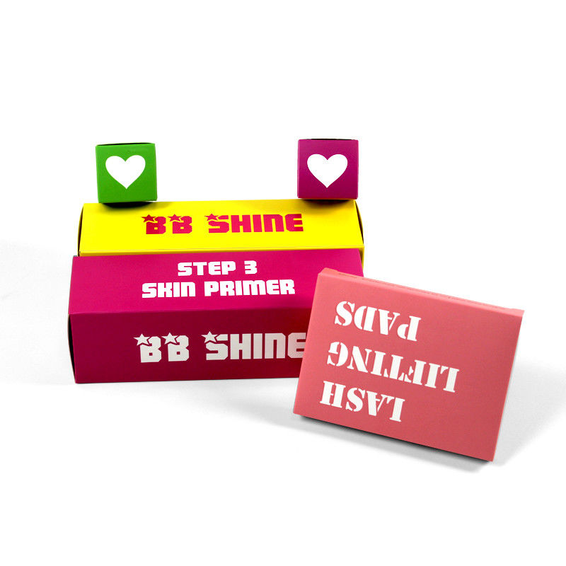 Color printed Cosmetic gift box Packaging Different size Lotion Bottles For Skin Care Products