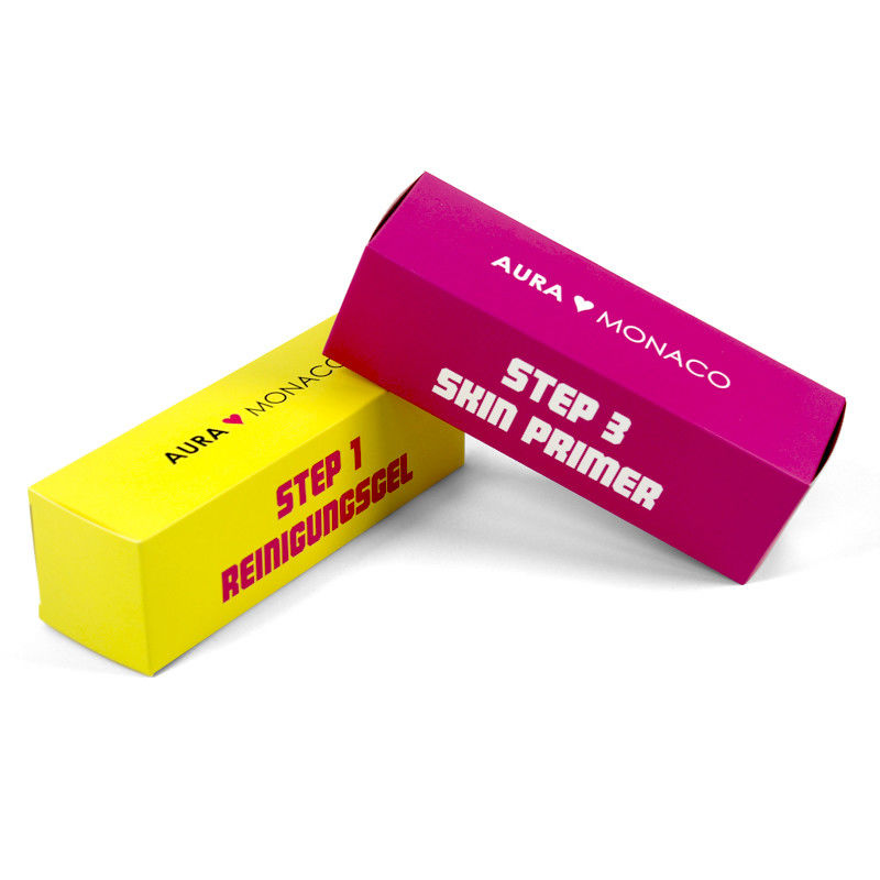 Color printed Cosmetic gift box Packaging Different size Lotion Bottles For Skin Care Products