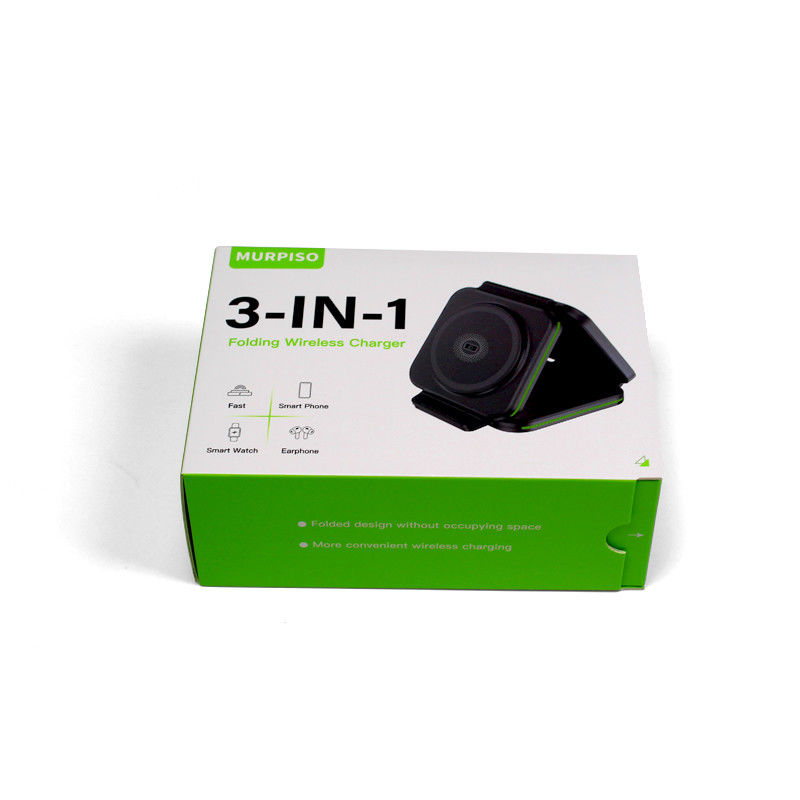 Custom Empty Boxes Small Cardboard Boxes Fit For Wireless Chargers Earphones Smartwatches Package