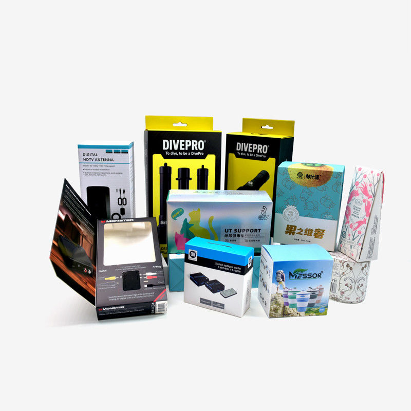 Paper Packaging Industry Desigh Package With Logoskincare Products, Makeup Sets And Beauty Tools Box
