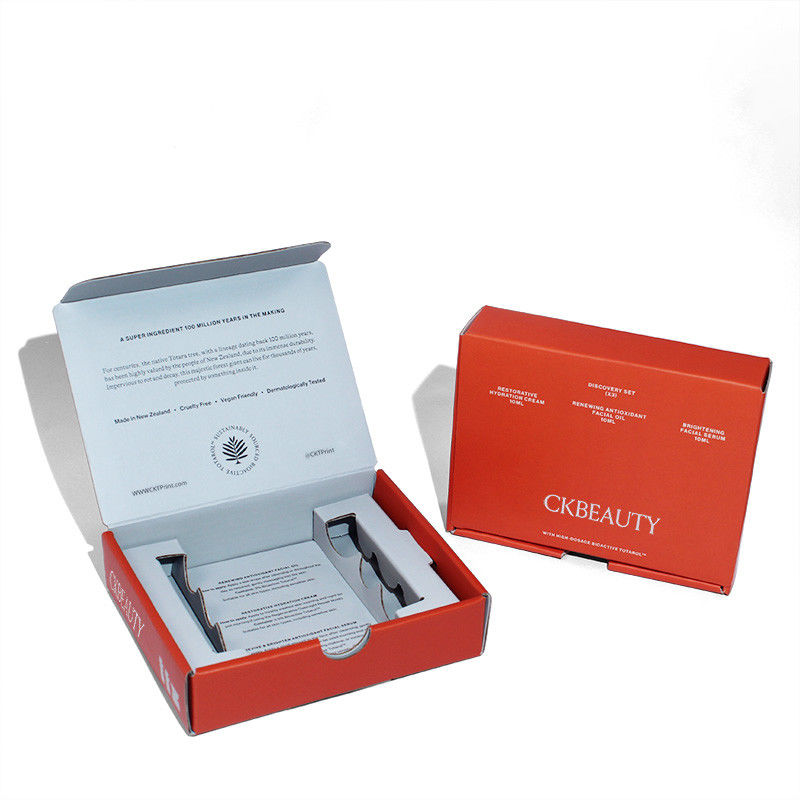 Custom Empty Boxes Cosmetic Packaging Box Fit For Skincare  Essential Oil Retail Packaging