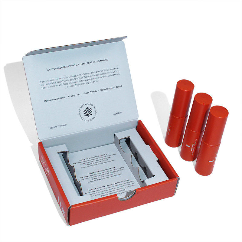 Custom Empty Boxes Cosmetic Packaging Box Fit For Skincare  Essential Oil Retail Packaging