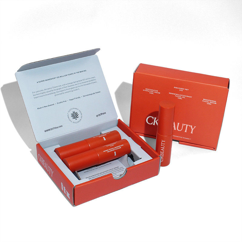 Custom Empty Boxes Cosmetic Packaging Box Fit For Skincare  Essential Oil Retail Packaging