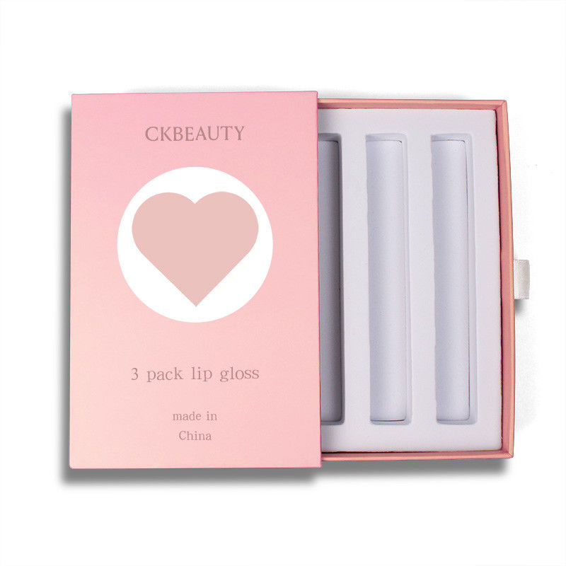 Cosmetic Packaging Box With Gold Hot Stamping And Luxurious Design For Lipsticks Beauty Skincare