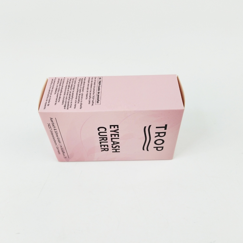 Eyelash Curler Paper Packaging Box With Custom Design CMYK & PMS & Pantone Color