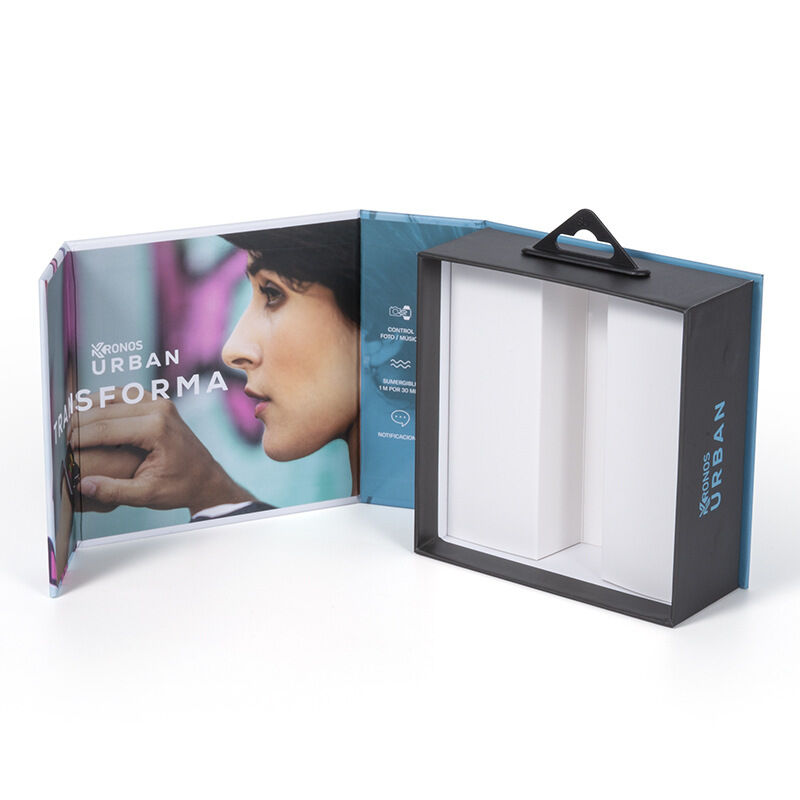 Custom Logo Luxury Recycled Cardboard Gift Box for Smart Watch Band Case Packaging