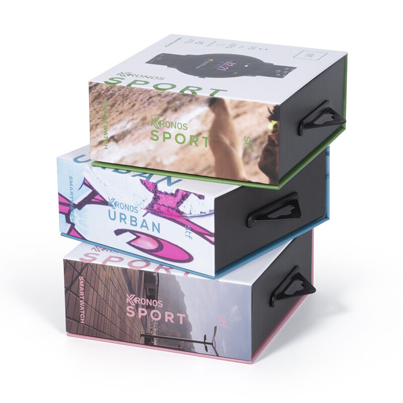 Custom Logo Luxury Recycled Cardboard Gift Box for Smart Watch Band Case Packaging