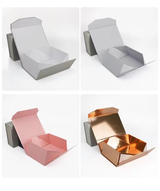 Custom Luxury Folding Gift Box with 250gsm C2S and 1200gsm Chipboard for Beauty Packaging