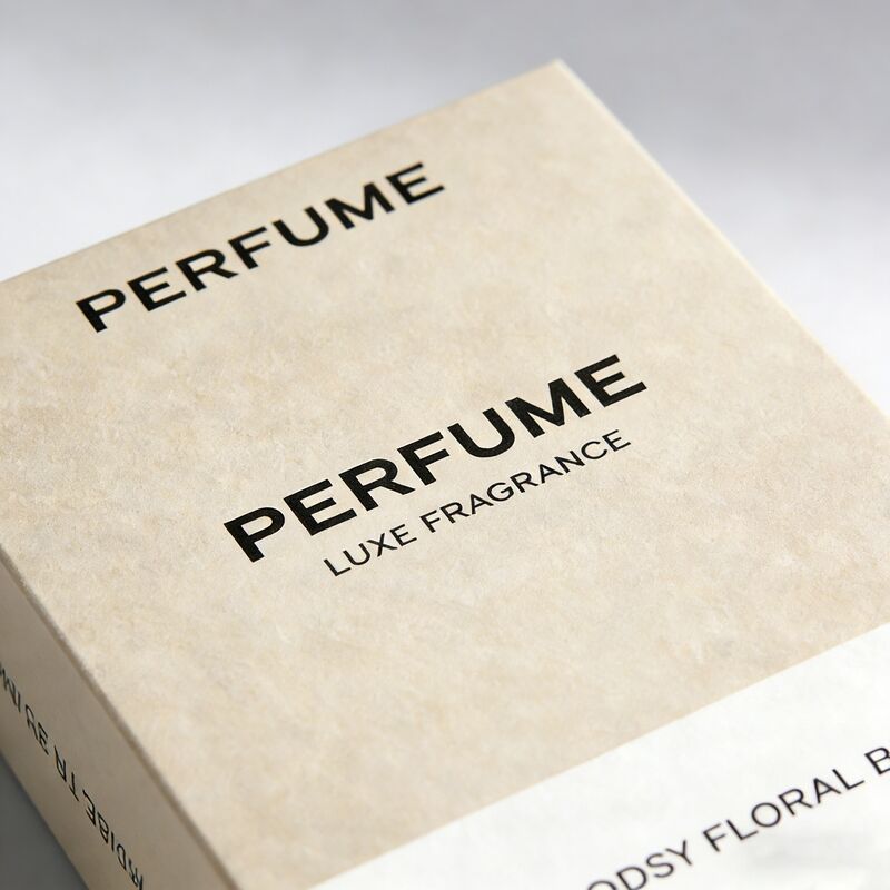 Slide-In Perfume Packaging Box with Custom Logo Printing and Four-Color Printing for Luxury Fragrance Gift Box