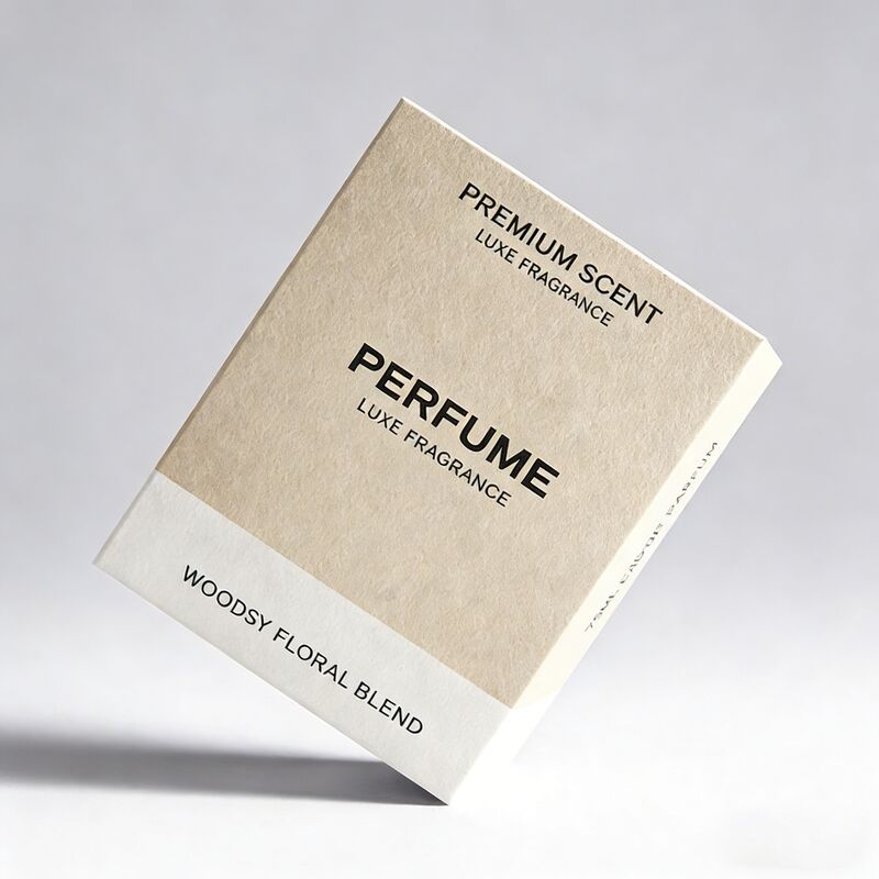 Slide-In Perfume Packaging Box with Custom Logo Printing and Four-Color Printing for Luxury Fragrance Gift Box
