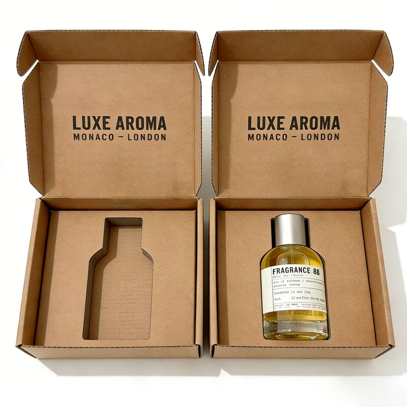 Eco-Friendly Custom Printed Perfume Packaging Box with Inner Insert for 50ml Bottle Wholesale OEM
