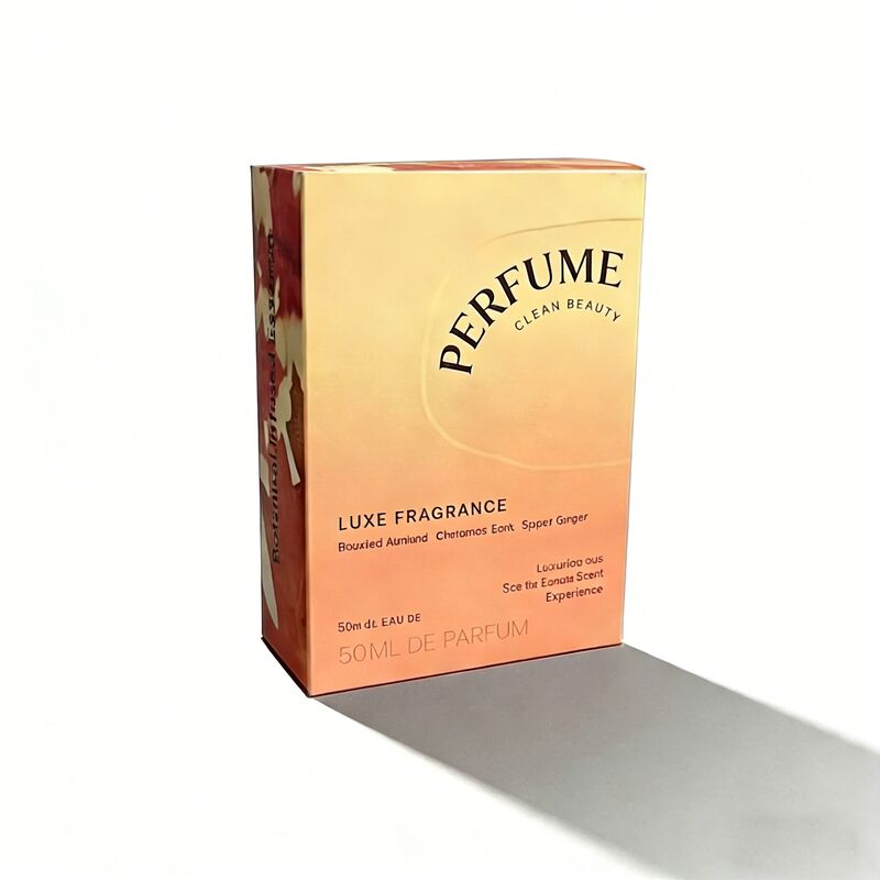 Custom Printed Fold-Out Perfume Packaging Box with Magnetic Closure for Luxury Fragrance Gift Box