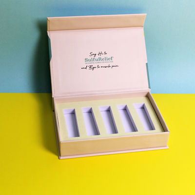 Custom Empty Magnetic Gift Pack Boxes With Colorful Printing And White Foam Insert