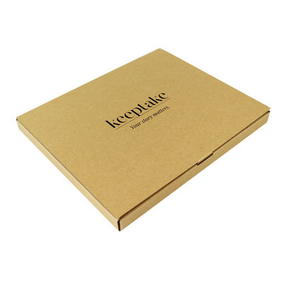Recyclable A4 A5 Corrugated Cardboard Book Shipping Box Custom Print