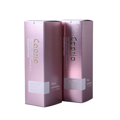 Unique Luxury Cosmetic Skincare Packaging Boxes With Rose Gold Color