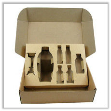 Recyled Kraft Paper Cardboard Mailer Box Packaging Black Printing