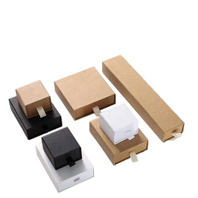 Eco Friendly Childrens Princess Earring Necklace Cardboard Gift Box For Proposal
