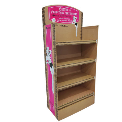 Biodegradable Cardboard Counter Display Corrugated Pop Up Store Display
